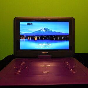 17.9" Portable DVD Player-With 15.6" HD Swivel Screen,, 6 Hours Rechargeable Bat
